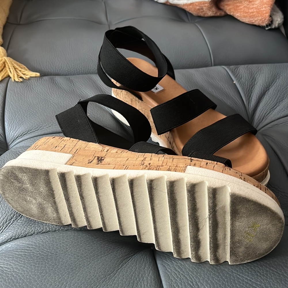 Steve Madden Bandi Elastic Platform Sandals Size 8.5 - Picture 4 of 4
